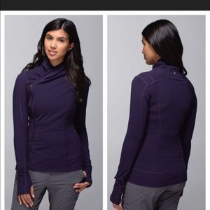 Lululemon Bhakti Yoga Jacket -4- Black Grape - image 1